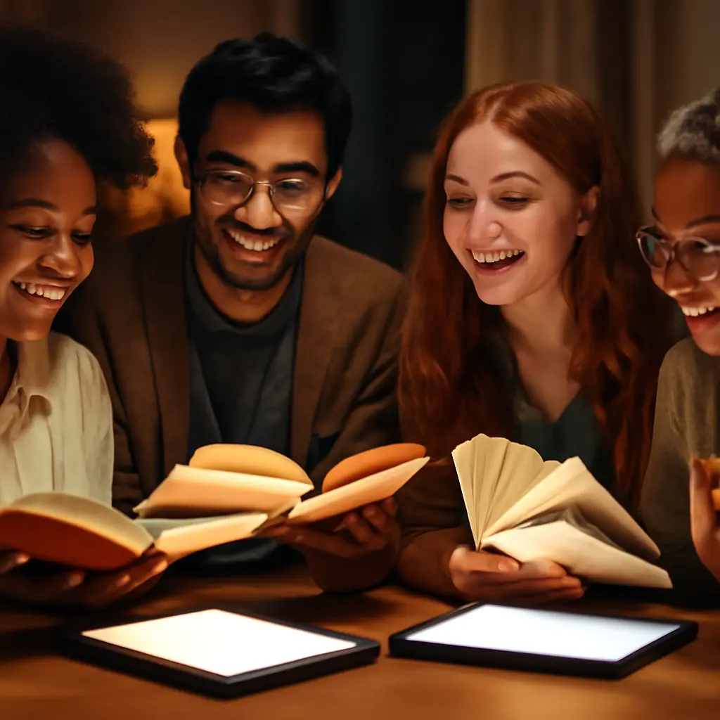 Forum discussion threads Readers discussing books in an online forum